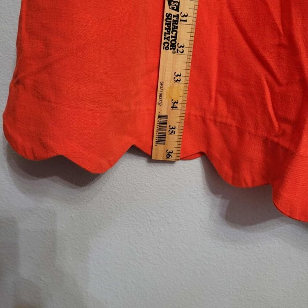 Kate Spade Bright Orange Sleeveless Mini Dress - Picture 9 of 9